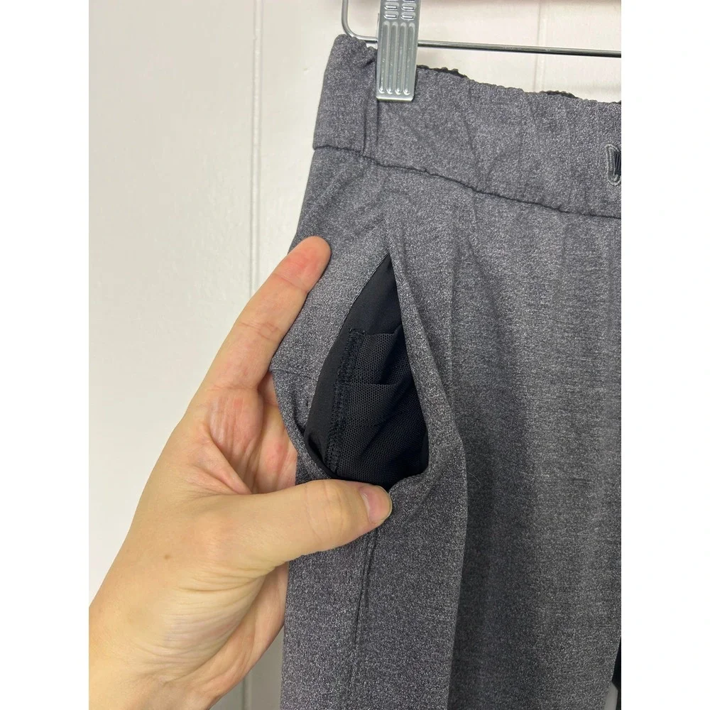 Lululemon On The Fly Pants Joggers Grey Women's‎ 4 activewear athleisure travel